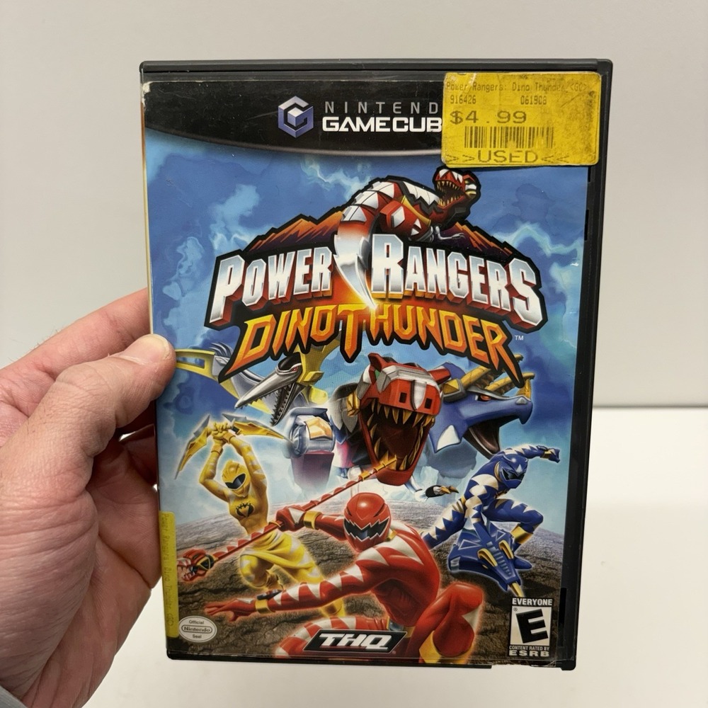 Power Rangers Dino Thunder Nintendo Gamecube - Game & Case NOT TESTED
